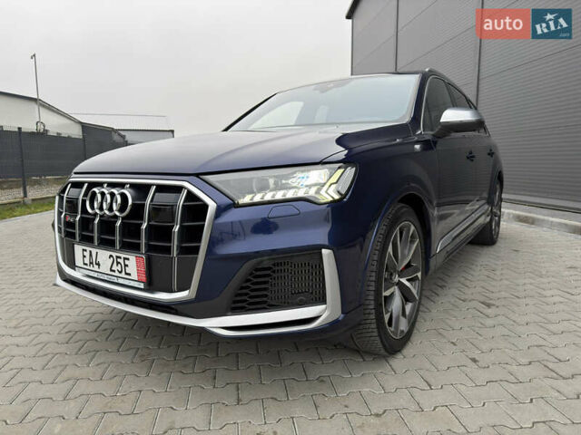 Синий Ауди SQ7, объемом двигателя 4 л и пробегом 185 тыс. км за 74999 $, фото 3 на Automoto.ua