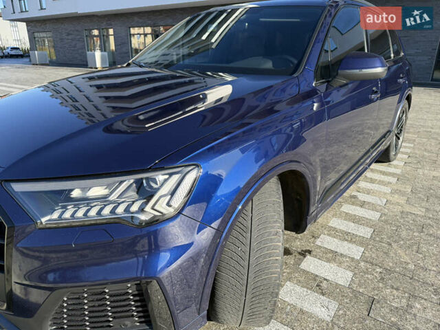 Синий Ауди SQ7, объемом двигателя 3.96 л и пробегом 176 тыс. км за 78000 $, фото 6 на Automoto.ua