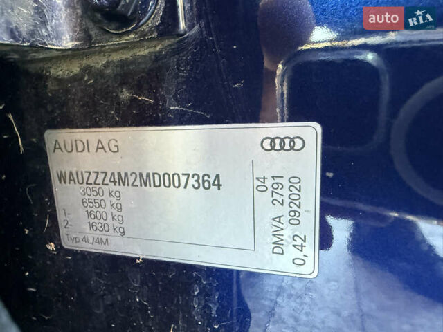 Синий Ауди SQ7, объемом двигателя 3.96 л и пробегом 176 тыс. км за 78000 $, фото 20 на Automoto.ua