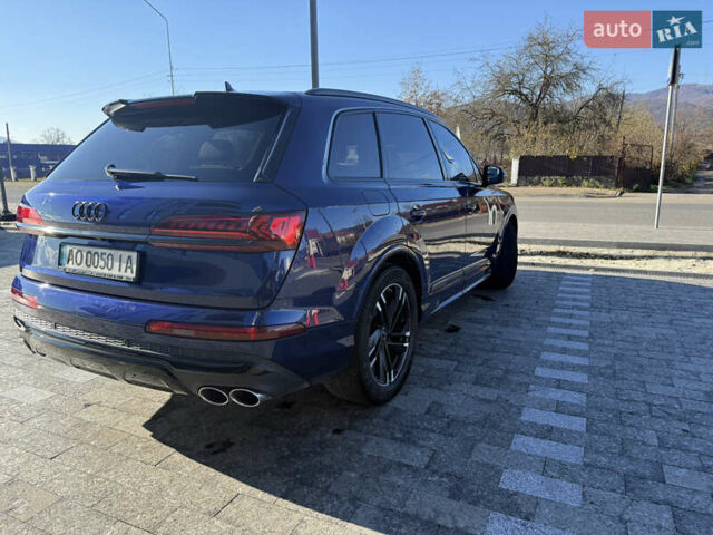 Синий Ауди SQ7, объемом двигателя 3.96 л и пробегом 176 тыс. км за 78000 $, фото 3 на Automoto.ua