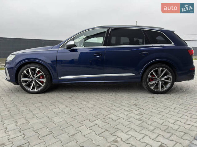 Синий Ауди SQ7, объемом двигателя 4 л и пробегом 185 тыс. км за 74999 $, фото 5 на Automoto.ua