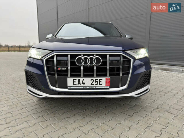 Синий Ауди SQ7, объемом двигателя 4 л и пробегом 185 тыс. км за 74999 $, фото 2 на Automoto.ua