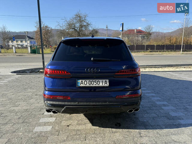 Синий Ауди SQ7, объемом двигателя 3.96 л и пробегом 176 тыс. км за 78000 $, фото 2 на Automoto.ua