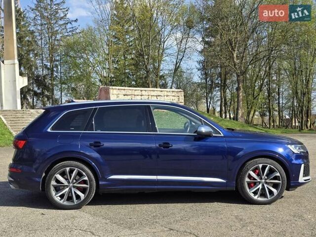 Синий Ауди SQ7, объемом двигателя 4 л и пробегом 182 тыс. км за 68800 $, фото 5 на Automoto.ua