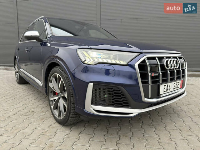 Синий Ауди SQ7, объемом двигателя 4 л и пробегом 185 тыс. км за 74999 $, фото 4 на Automoto.ua