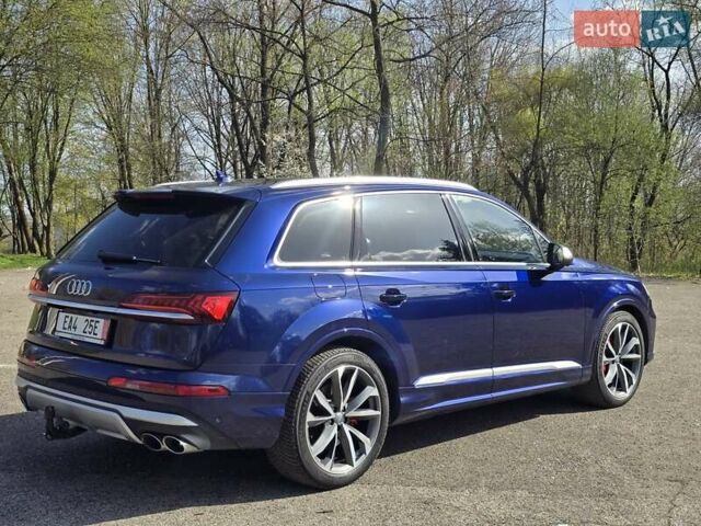 Синий Ауди SQ7, объемом двигателя 4 л и пробегом 182 тыс. км за 68800 $, фото 4 на Automoto.ua