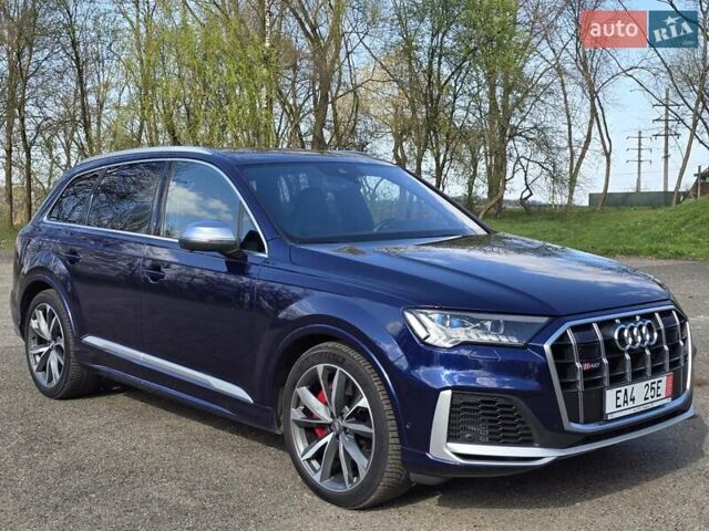 Синий Ауди SQ7, объемом двигателя 4 л и пробегом 182 тыс. км за 68800 $, фото 6 на Automoto.ua