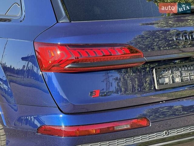 Синий Ауди SQ7, объемом двигателя 4 л и пробегом 136 тыс. км за 77000 $, фото 19 на Automoto.ua