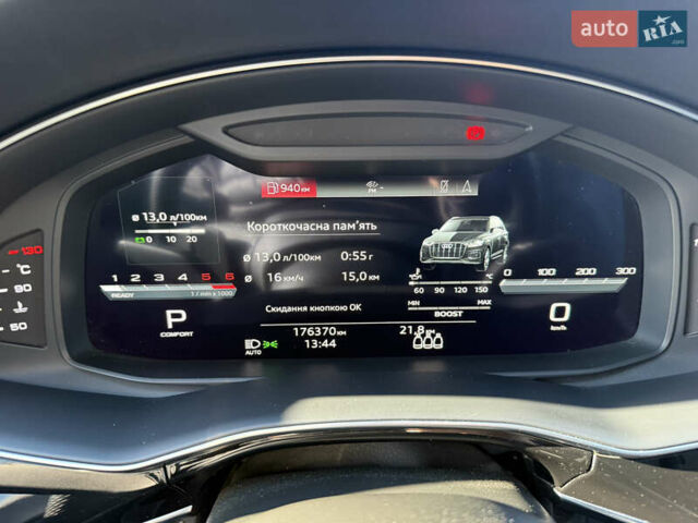 Синий Ауди SQ7, объемом двигателя 3.96 л и пробегом 176 тыс. км за 78000 $, фото 21 на Automoto.ua