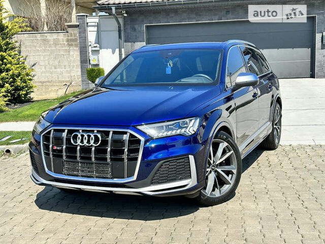 Синий Ауди SQ7, объемом двигателя 3.96 л и пробегом 29 тыс. км за 130900 $, фото 2 на Automoto.ua