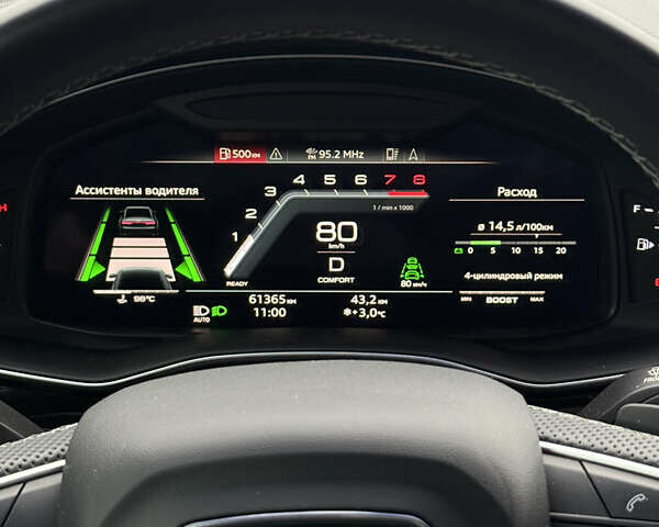 Черный Ауди SQ8, объемом двигателя 4 л и пробегом 95 тыс. км за 72500 $, фото 19 на Automoto.ua