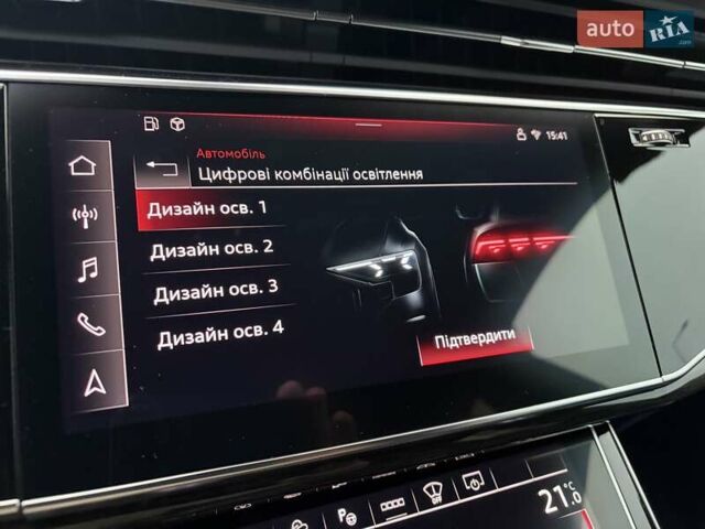 Черный Ауди SQ8, объемом двигателя 4 л и пробегом 1 тыс. км за 144111 $, фото 44 на Automoto.ua