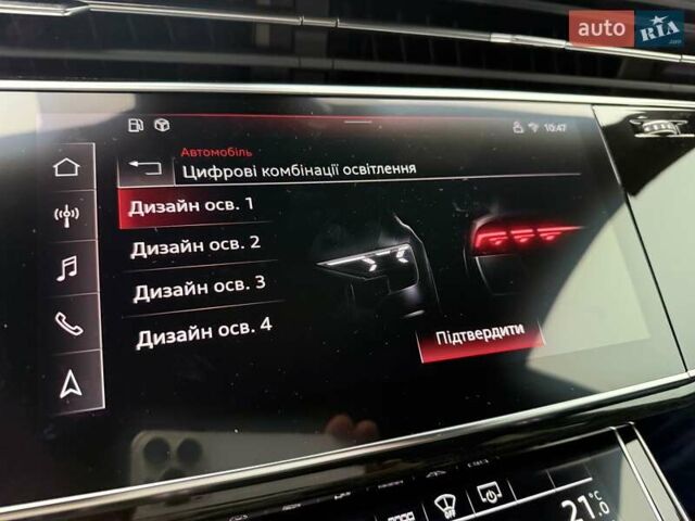 Черный Ауди SQ8, объемом двигателя 4 л и пробегом 1 тыс. км за 144111 $, фото 62 на Automoto.ua