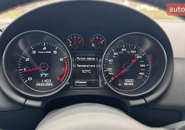 Черный Ауди ТТ, объемом двигателя 1.98 л и пробегом 186 тыс. км за 14000 $, фото 9 на Automoto.ua