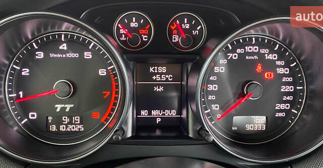 Черный Ауди ТТ, объемом двигателя 1.98 л и пробегом 90 тыс. км за 15250 $, фото 8 на Automoto.ua