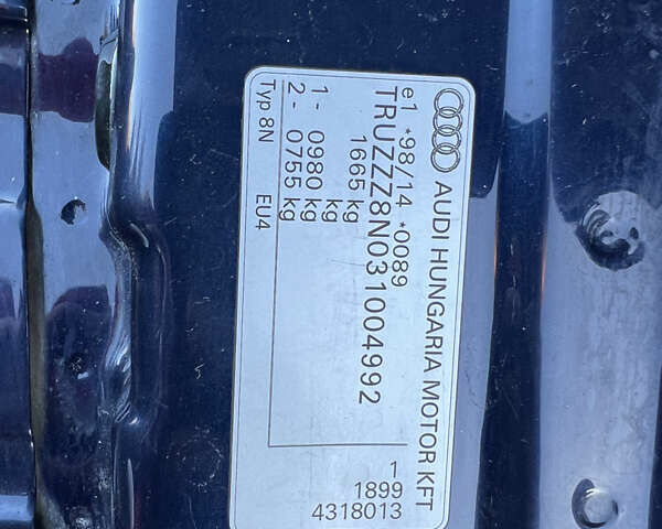 Синий Ауди ТТ, объемом двигателя 1.78 л и пробегом 282 тыс. км за 6300 $, фото 39 на Automoto.ua