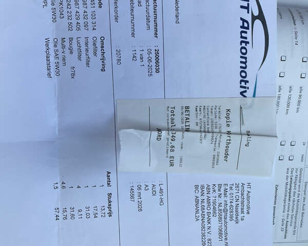 Черный Ауди A3 Sportback, объемом двигателя 1.6 л и пробегом 147 тыс. км за 6999 $, фото 47 на Automoto.ua