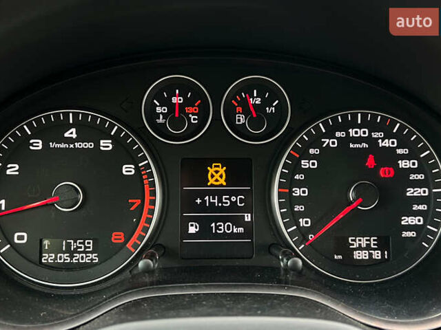 Черный Ауди A3 Sportback, объемом двигателя 2 л и пробегом 188 тыс. км за 9500 $, фото 18 на Automoto.ua
