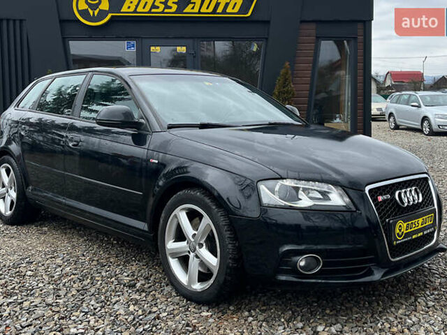 Черный Ауди A3 Sportback, объемом двигателя 2 л и пробегом 188 тыс. км за 8999 $, фото 1 на Automoto.ua