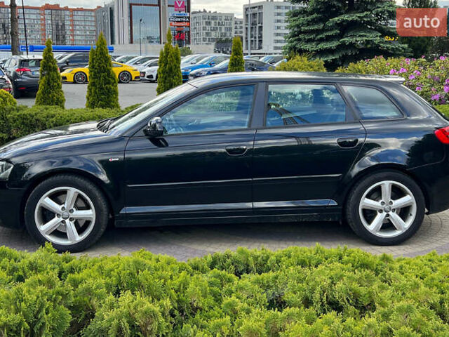 Черный Ауди A3 Sportback, объемом двигателя 2 л и пробегом 188 тыс. км за 9500 $, фото 3 на Automoto.ua