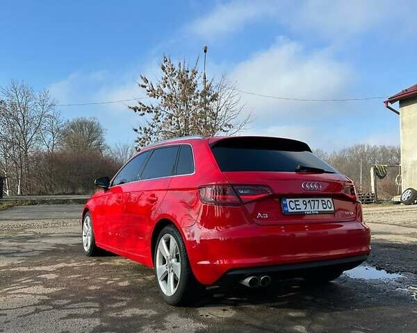Ауди A3 Sportback 2015 в Черновцах на Automoto.ua Красный Ауди A3 Sportback, объемом двигателя 1.4 л и пробегом 140 тыс. км за 12700 $, фото 3 на Automoto.ua