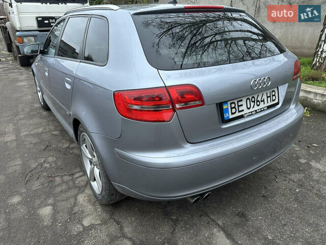 Серый Ауди A3 Sportback, объемом двигателя 2 л и пробегом 325 тыс. км за 9000 $, фото 5 на Automoto.ua
