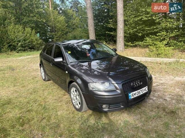 Серый Ауди A3 Sportback, объемом двигателя 1.8 л и пробегом 317 тыс. км за 6850 $, фото 1 на Automoto.ua