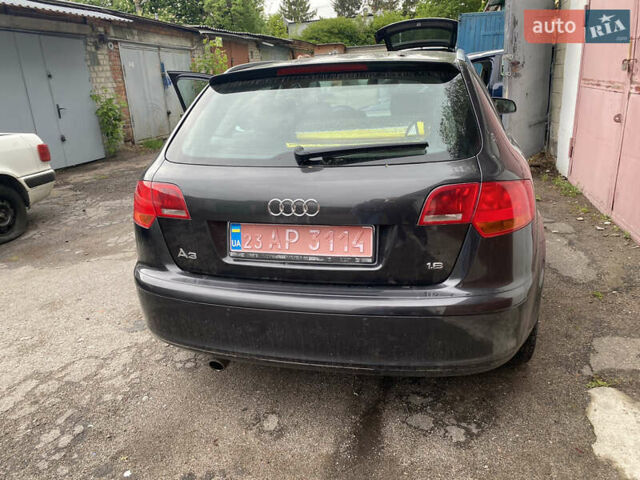Серый Ауди A3 Sportback, объемом двигателя 1.6 л и пробегом 185 тыс. км за 5700 $, фото 9 на Automoto.ua