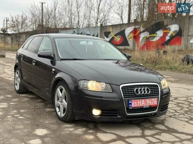 Серый Ауди A3 Sportback, объемом двигателя 1.4 л и пробегом 216 тыс. км за 6350 $, фото 1 на Automoto.ua