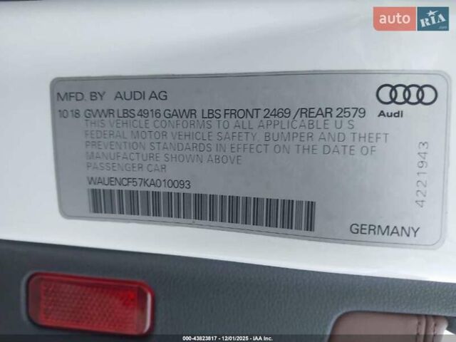 Белый Ауди A5 Sportback, объемом двигателя 0 л и пробегом 81 тыс. км за 7500 $, фото 7 на Automoto.ua