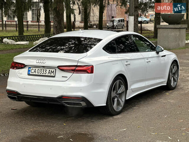Белый Ауди A5 Sportback, объемом двигателя 2 л и пробегом 46 тыс. км за 31300 $, фото 4 на Automoto.ua