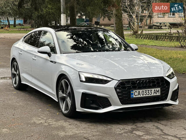 Белый Ауди A5 Sportback, объемом двигателя 2 л и пробегом 46 тыс. км за 31300 $, фото 2 на Automoto.ua