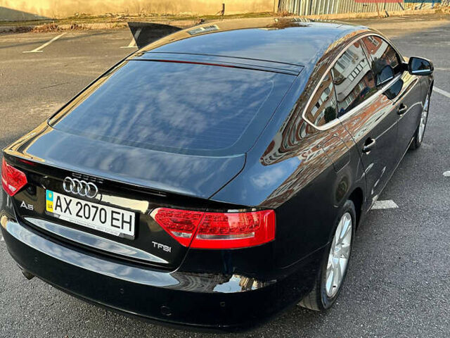 Черный Ауди A5 Sportback, объемом двигателя 1.8 л и пробегом 107 тыс. км за 12999 $, фото 2 на Automoto.ua