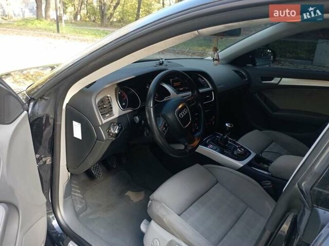 Черный Ауди A5 Sportback, объемом двигателя 2 л и пробегом 200 тыс. км за 9700 $, фото 4 на Automoto.ua