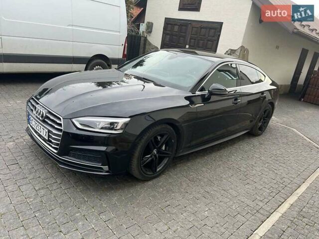 Черный Ауди A5 Sportback, объемом двигателя 1.97 л и пробегом 124 тыс. км за 27000 $, фото 2 на Automoto.ua