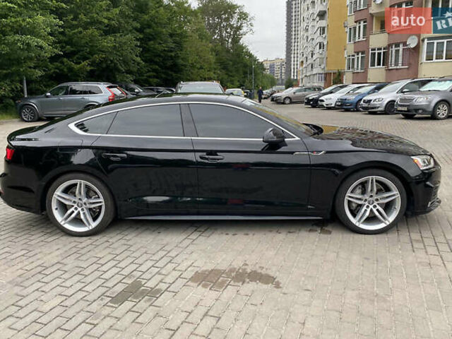 Черный Ауди A5 Sportback, объемом двигателя 1.98 л и пробегом 113 тыс. км за 28299 $, фото 3 на Automoto.ua