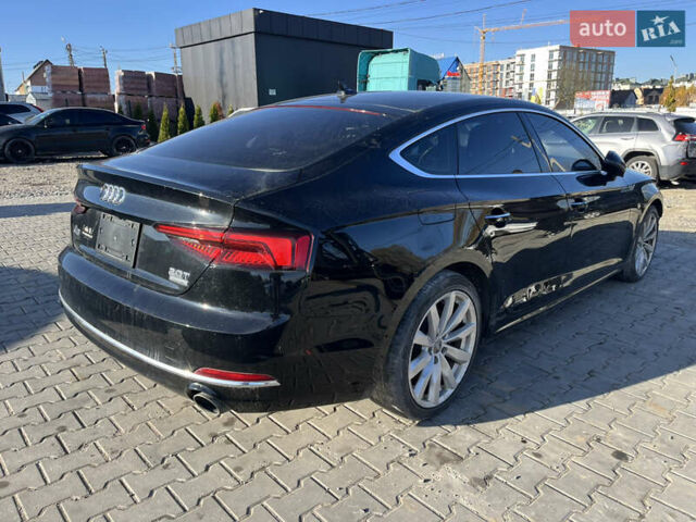Черный Ауди A5 Sportback, объемом двигателя 2 л и пробегом 269 тыс. км за 11500 $, фото 5 на Automoto.ua