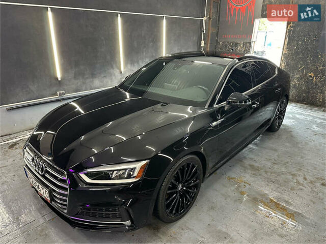 Черный Ауди A5 Sportback, объемом двигателя 1.98 л и пробегом 66 тыс. км за 22500 $, фото 2 на Automoto.ua
