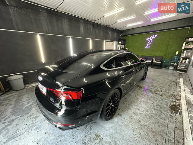 Черный Ауди A5 Sportback, объемом двигателя 1.98 л и пробегом 66 тыс. км за 22500 $, фото 1 на Automoto.ua