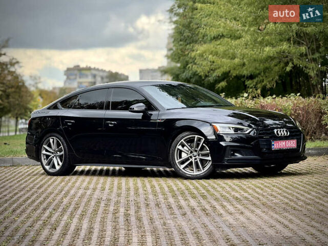 Черный Ауди A5 Sportback, объемом двигателя 2 л и пробегом 196 тыс. км за 27000 $, фото 1 на Automoto.ua