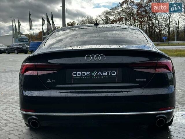 Черный Ауди A5 Sportback, объемом двигателя 2 л и пробегом 62 тыс. км за 23499 $, фото 8 на Automoto.ua
