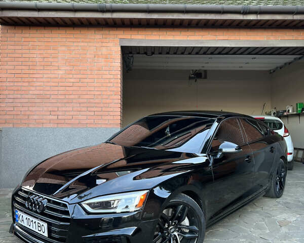 Черный Ауди A5 Sportback, объемом двигателя 1.98 л и пробегом 83 тыс. км за 26300 $, фото 1 на Automoto.ua