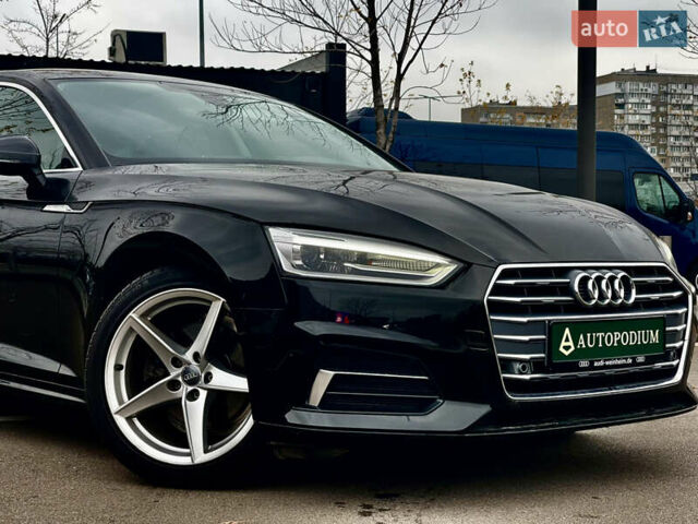 Черный Ауди A5 Sportback, объемом двигателя 2 л и пробегом 71 тыс. км за 22200 $, фото 2 на Automoto.ua