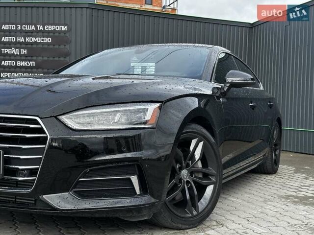 Черный Ауди A5 Sportback, объемом двигателя 2 л и пробегом 62 тыс. км за 23499 $, фото 3 на Automoto.ua