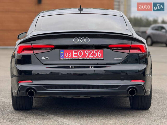 Чорний Ауді A5 Sportback, об'ємом двигуна 2 л та пробігом 196 тис. км за 27000 $, фото 10 на Automoto.ua