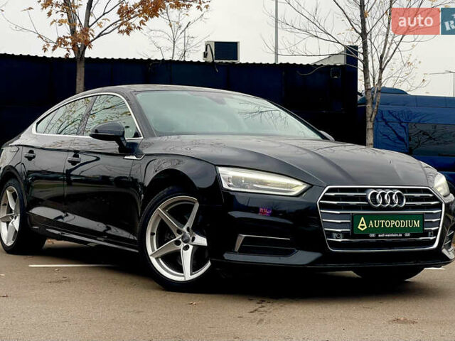 Черный Ауди A5 Sportback, объемом двигателя 2 л и пробегом 71 тыс. км за 22200 $, фото 1 на Automoto.ua