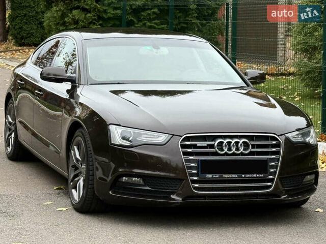 Коричневый Ауди A5 Sportback, объемом двигателя 2 л и пробегом 220 тыс. км за 11950 $, фото 2 на Automoto.ua