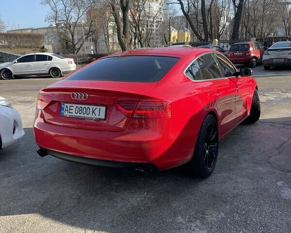 Червоний Ауді A5 Sportback, об'ємом двигуна 2 л та пробігом 208 тис. км за 16000 $, фото 2 на Automoto.ua