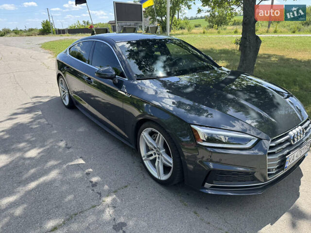 Серый Ауди A5 Sportback, объемом двигателя 2 л и пробегом 116 тыс. км за 27500 $, фото 1 на Automoto.ua