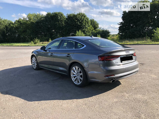 Сірий Ауді A5 Sportback, об'ємом двигуна 2 л та пробігом 54 тис. км за 29800 $, фото 33 на Automoto.ua